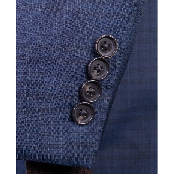 Hugo Boss The JAMES Blazer Sport Coat 2-Button Casual Jacket 36R Wool Check Blue - Picture 7 of 15